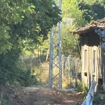 Yolun Ortasına Dikilen Elektrik Direği Can Güvenliğimizi Tehlikeye Atıyor