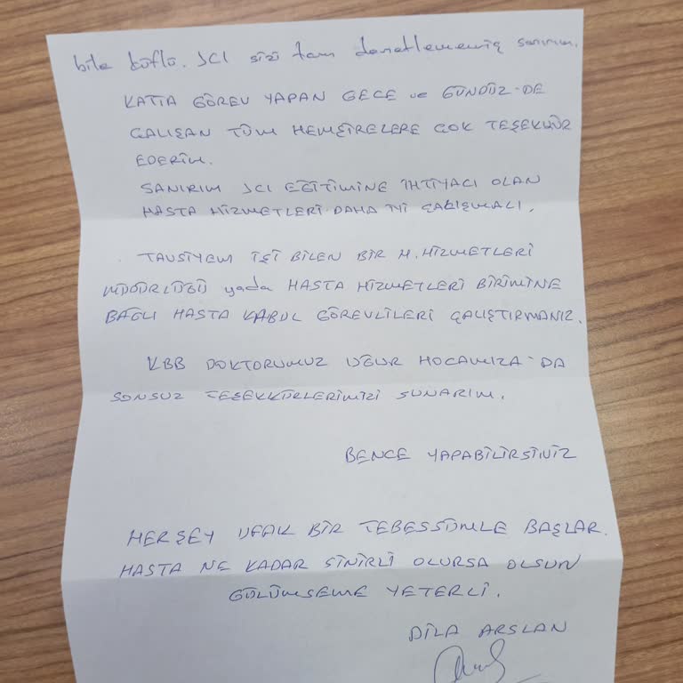 Hasta İlişkileri Ve Hizmet Kalitesinden Memnuniyetsizlik