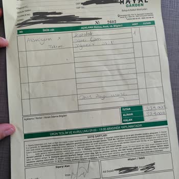 Kahramanmaraş Hayal Consept'ten Aldığım Balkon Takımı Eksik Ve Kusurlu Geldi, Sorunlar 4 Ayda Çözülmedi