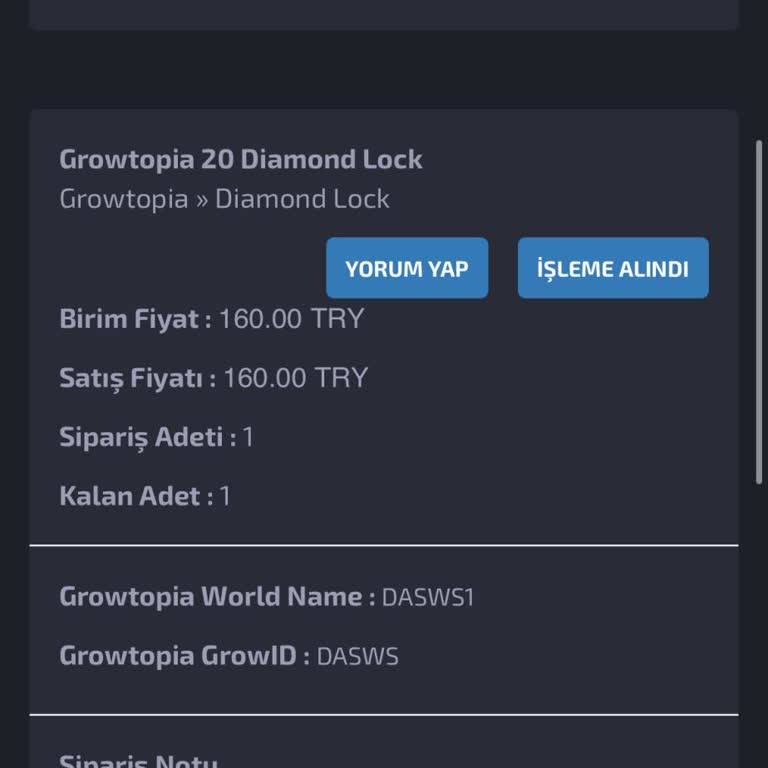 Siparişin Teslim Edilmemesi Ve Destek Sorunu