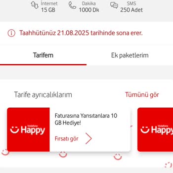 Taahhütlü Tarifemde Ek Ücretler Ve Yüksek Yeni Teklif Mağduriyeti