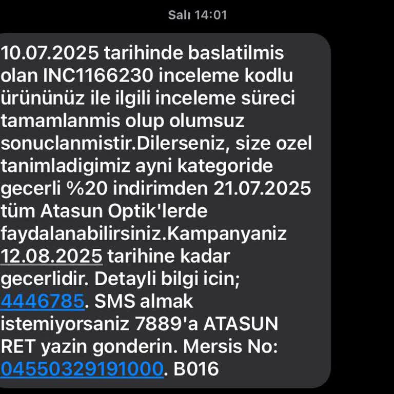 Garanti Kapsamında Gözlükteki Sorun Kullanıcı Hatası Denilerek Reddedildi