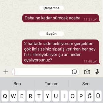 Kusurlu Ürün İadesinde Para İadesi Gecikti Ve İletişim Yetersiz