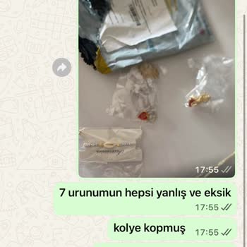 Siparişimde Yanlış, Eksik Ve Hasarlı Ürün Problemi İle İletişim Sorunu