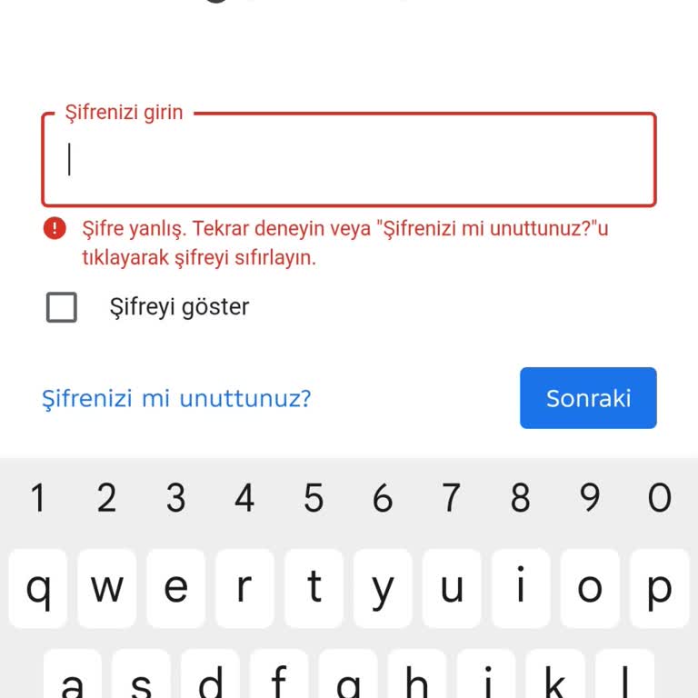 Hesabımın Şifresi Değişti, Giriş Yapamıyorum