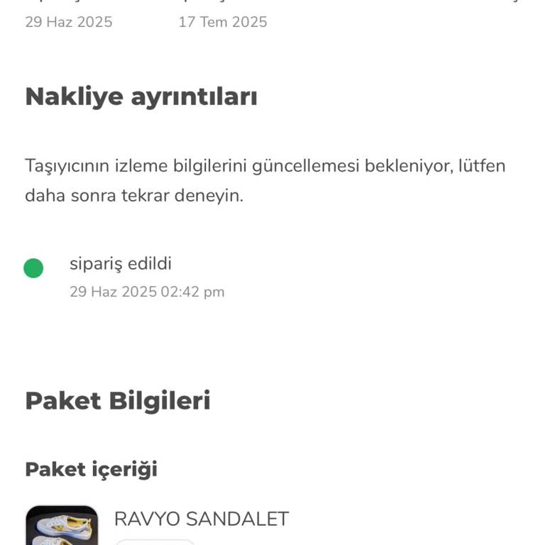 Teslim Edilmeyen Sipariş İçin İade Talebine Yanıt Alınamıyor