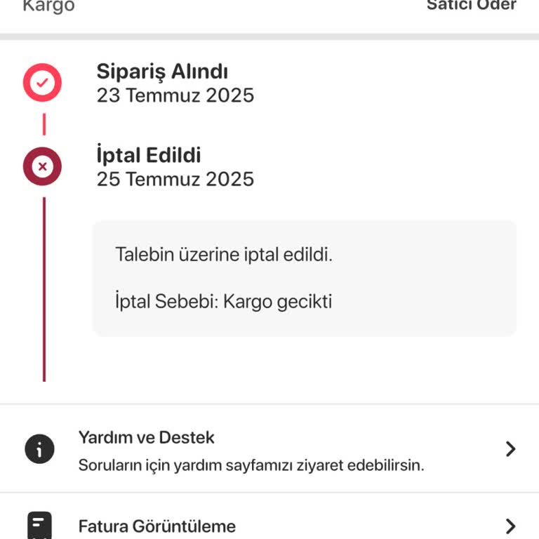 Letgo'da İptal Edilen Siparişin Ücreti İade Edilmedi