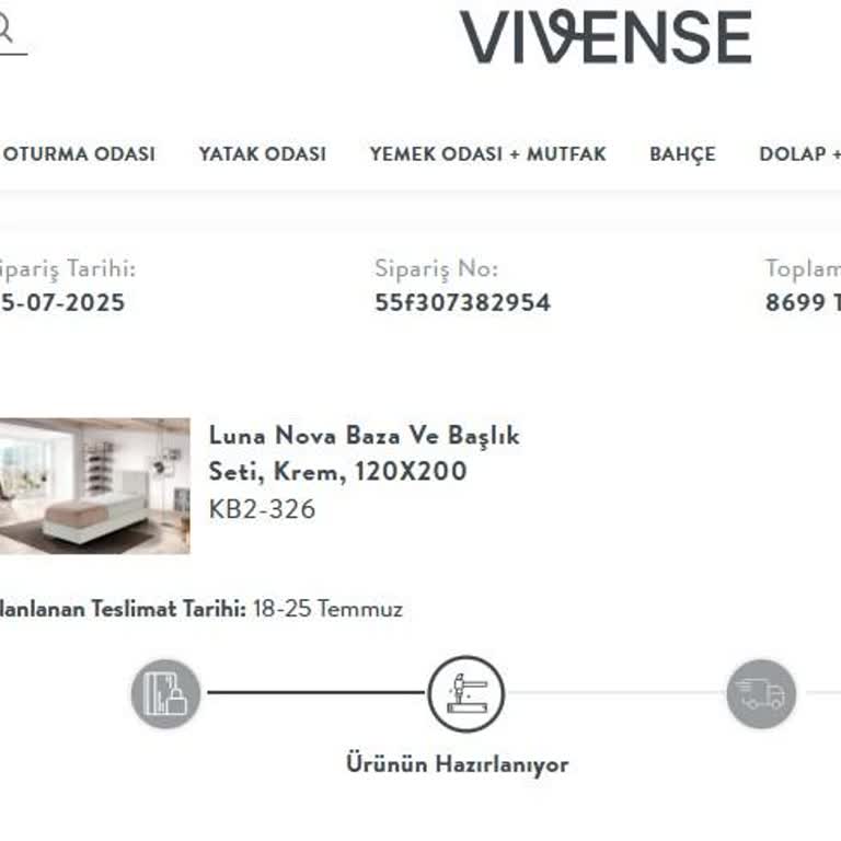 Teslimat Gecikmesi Ve Hayal Kırıklığı: Vivense'den Aldığım Baza Ve Yatak Başlığı Zamanında Gelmedi