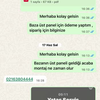 Yataş Servisinden Yanlış Bilgilendirme, İletişim Sorunu Ve Beklenmedik Ek Ücret Talebi