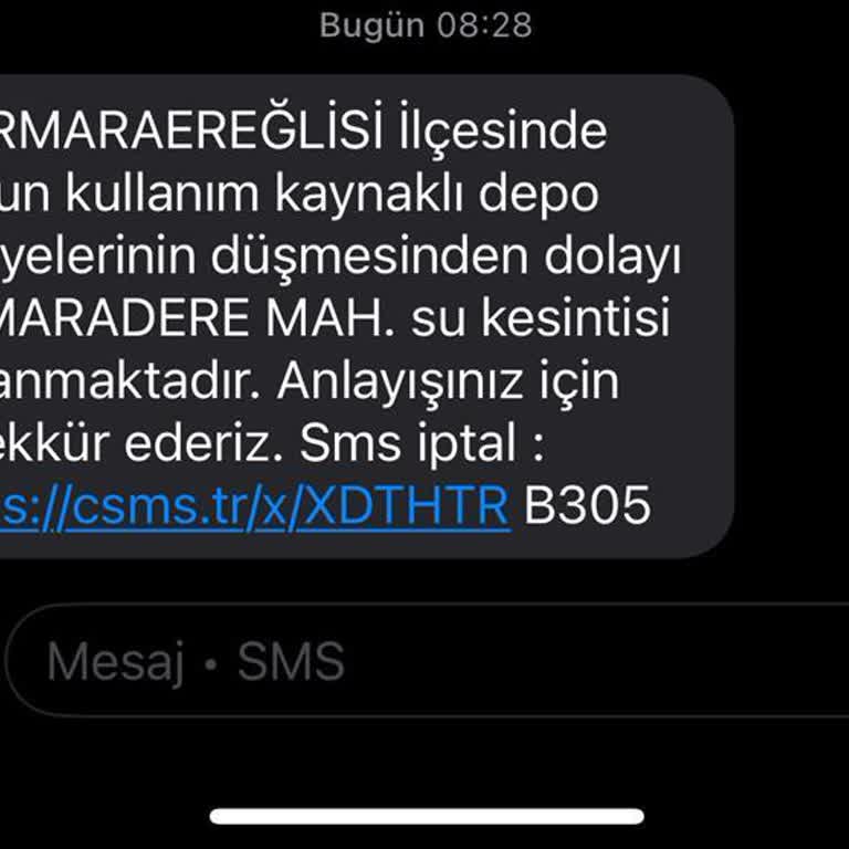 Marmara Ereğlisi'nde Sürekli Su Kesintisi Ve Yetersiz Altyapı Sorunu