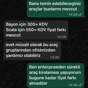 Araç Bulunamaması Ve Kupon İadesi Sorunu Yaşadım