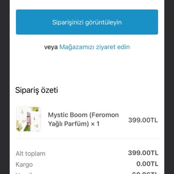 Kisso Parfüm Ödeme Yapıldı, Ürün Gönderilmedi