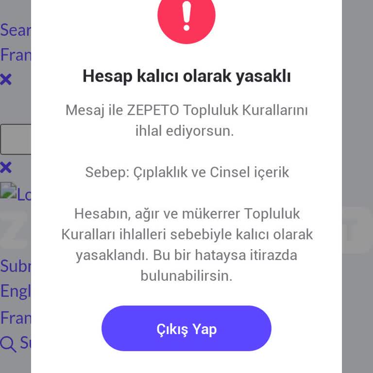 Haksız Ban Nedeniyle Hesabım Kalıcı Olarak Kapatıldı