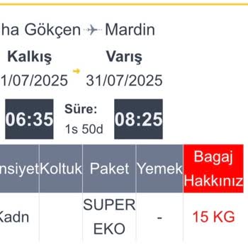 Pegasus Yanlış Tarihe Kesilen Bilet Nedeniyle Mağduriyet Ve Evcil Hayvan İçin Yer Sorunu