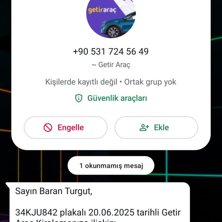 Kaskolu Araca Yüksek Fatura Şoku