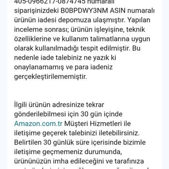 Kısa Sürede Deforme Olan Camper Ayakkabı Ve Amazon'un İade Reddi
