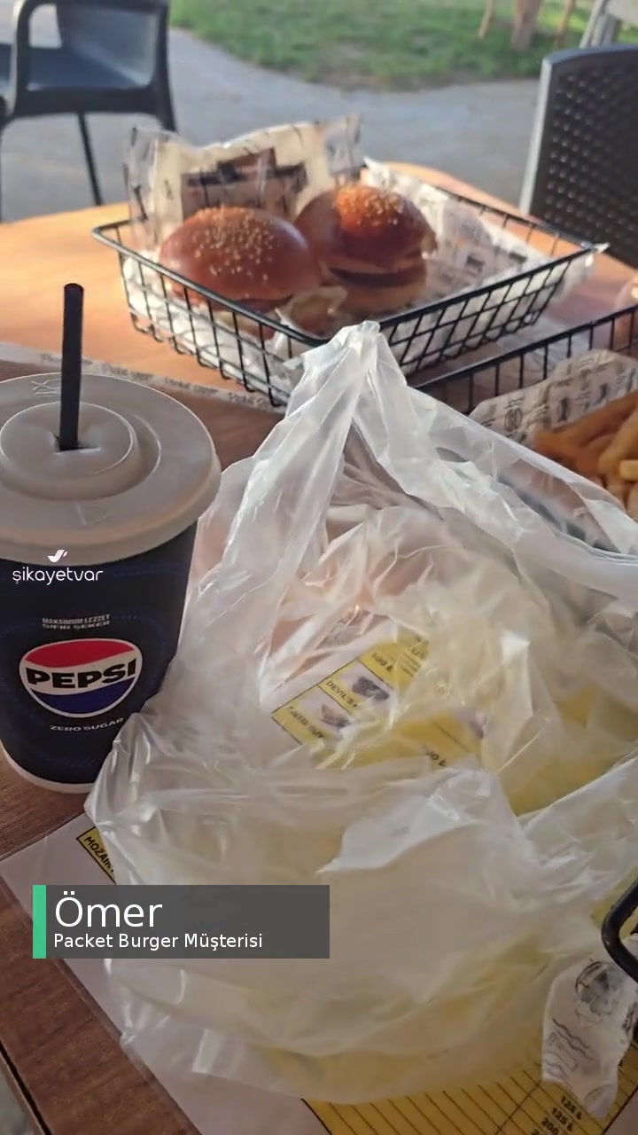Packet Burger Memnun Kalmadık videonun kapak resmi