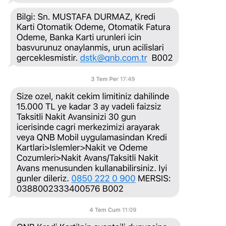 Faizsiz Nakit Avans Vaadi Yerine Hizmet Sunulmaması Ve İlgisiz Müşteri Temsilcisi