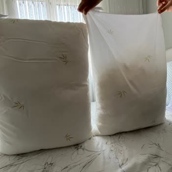 Yıkama Sonrası Boşalan Yastığa Yataş'tan Destek Alamadım