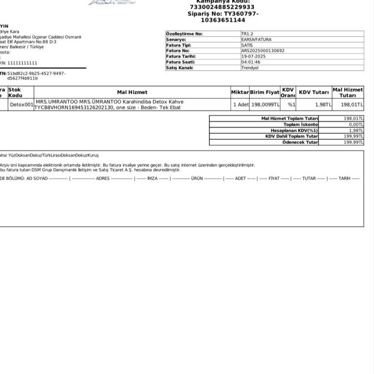 Kullandığım Ürün Bağırsak Spazmına Sebep Oldu, İade Talep Ediyorum