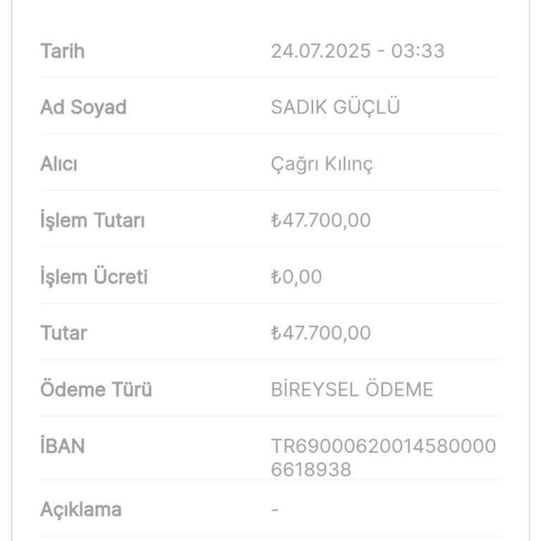 Çekim Talebimde Hesabım Hacklendi, Param Başka Hesaba Aktarıldı!