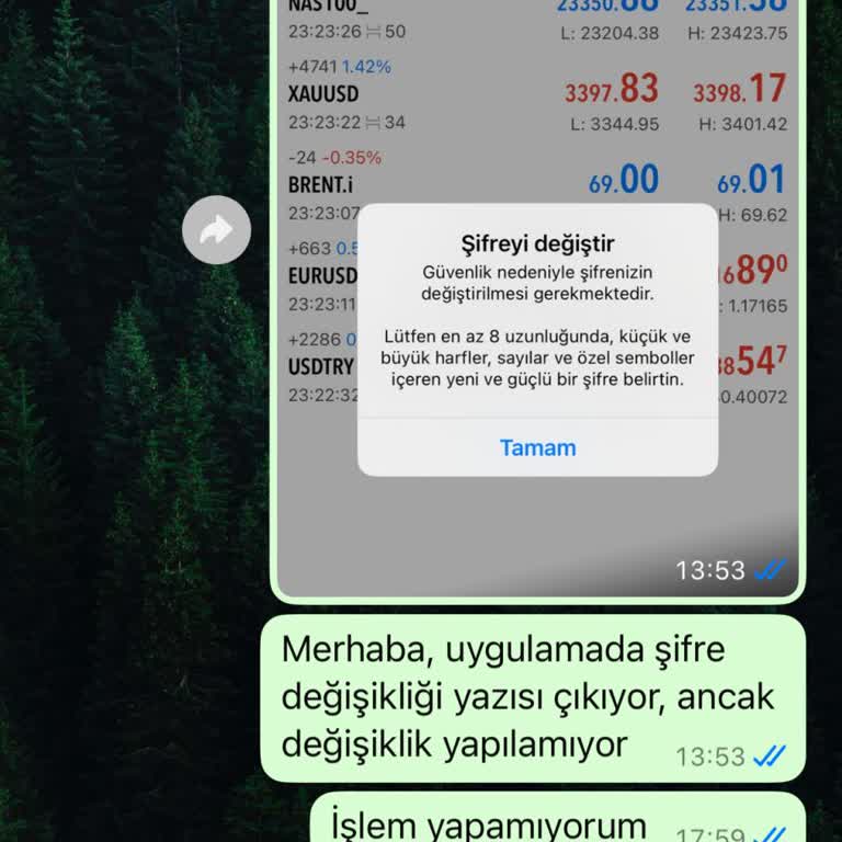 Şifre Değişikliği Sorunu Ve İlgisiz Danışman Nedeniyle İşlem Yapamıyorum