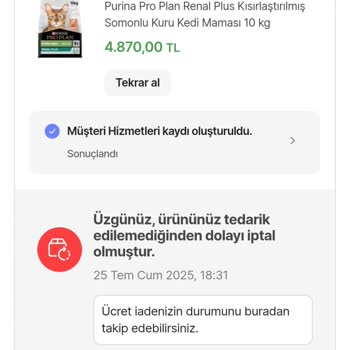 Hepsiburada Stokta Olmayan Ürünü Satıp Paramı Günlerce Alıkoydu