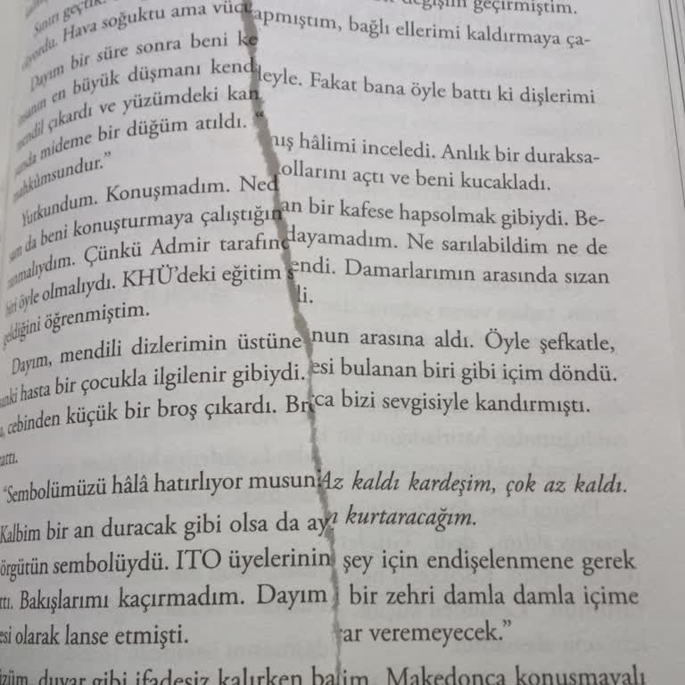 Sipariş Ettiğim Kitabın Sayfası Yırtık Ve Eksik Geldi