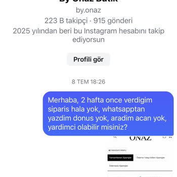 Siparişim 1 Aydır Gönderilmedi, İade Talebime Cevap Verilmiyor