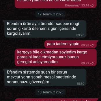 Siparişin Yanlış Gelmesi Ve İade Sürecinde Yaşanan Mağduriyet