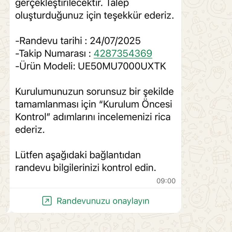 Samsung TV Kurulumunda Randevu Sorunu Ve Servis Gecikmesi