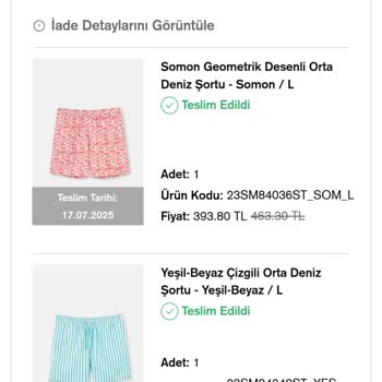 Dagi Üç Giyimde Dikişleri Atan Deniz Şortu Hayal Kırıklığı