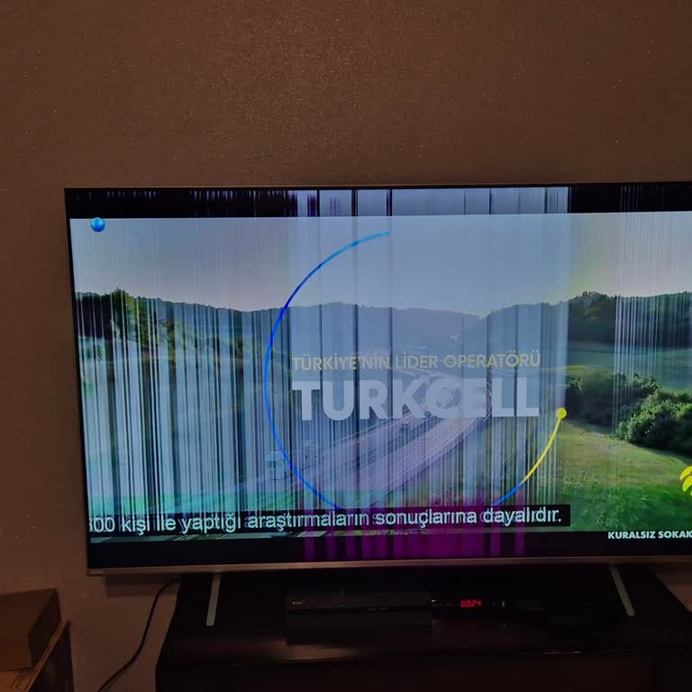 Philips Televizyonda Kalıcı Beyaz Çizgi Sorunu Ve Değişim Talebi