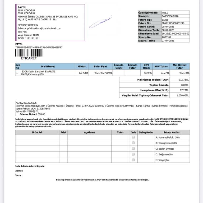 Yeni Alınan Sandaletin Tokası Hemen Koptu, Yardım Bekliyorum