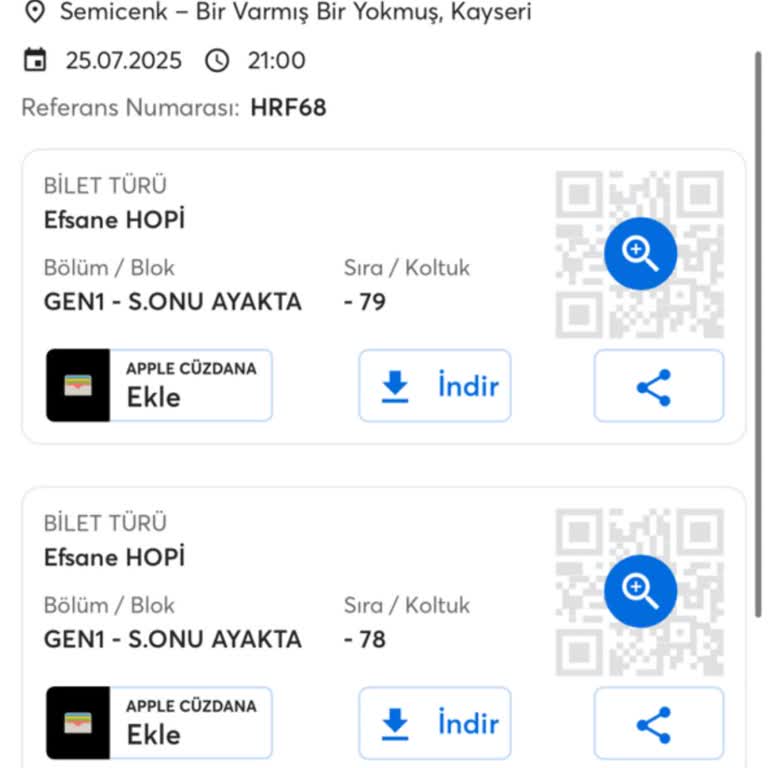 Konsere Yakın Koltuk İçin Aldığım Bilet, Yer Değişikliğiyle Son Sıraya Dönüştü