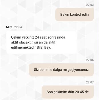 Çekim İşlemlerinde Sürekli Kısıtlama Ve Mağduriyet