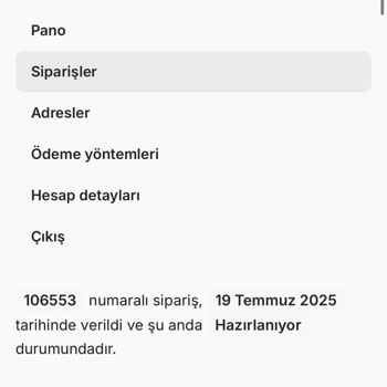 Sipariş Sonrası Kargo Yok İletişim Yok Param İade Edilmiyor