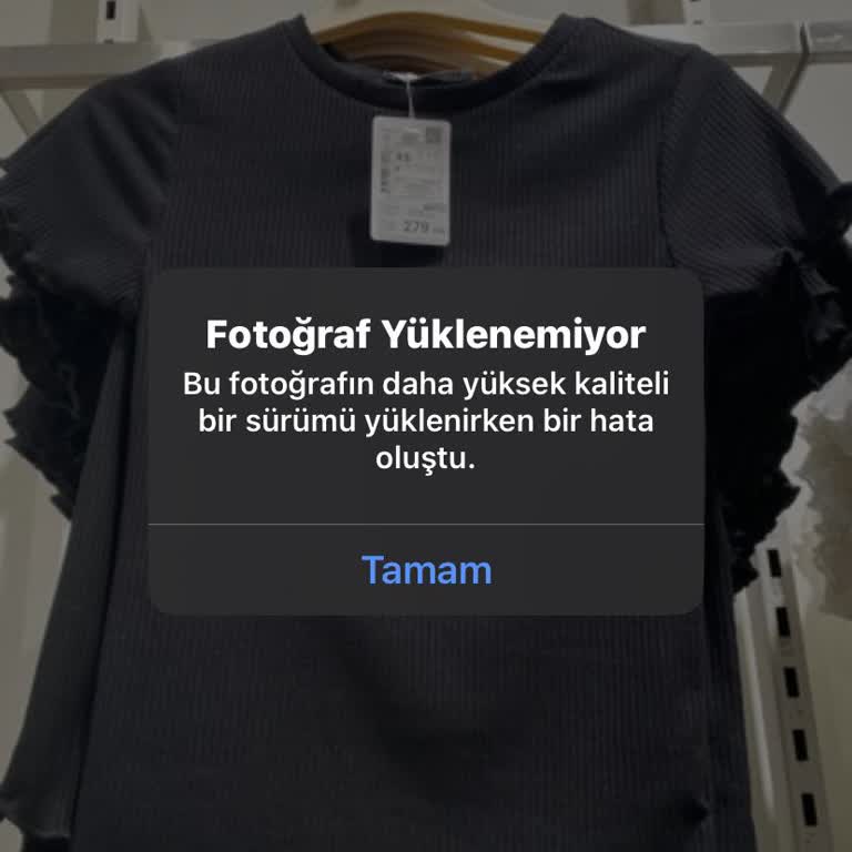 Fotoğraflar Uygulamasında Paylaşım Sorunu Ve Uyarı Hatası