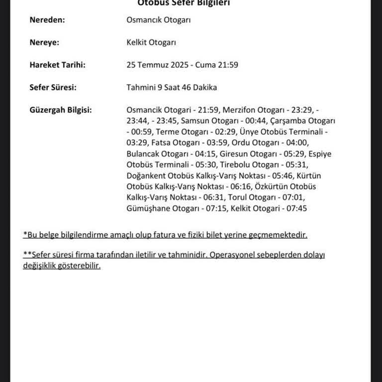 Gece Otogarda Yardımsız Bırakıldım, Mağduriyetim Giderilmedi