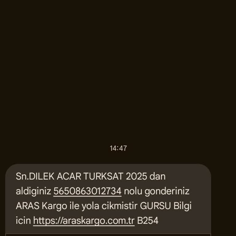 Bilgim Dışında Gelen Sipariş Mesajı Hakkında Şikayetçiyim