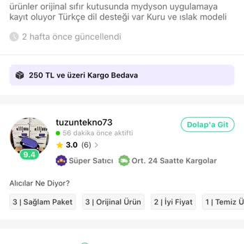 Dolap Uygulamasında Geç Teslimat Ve Sahte Ürün Mağduriyeti