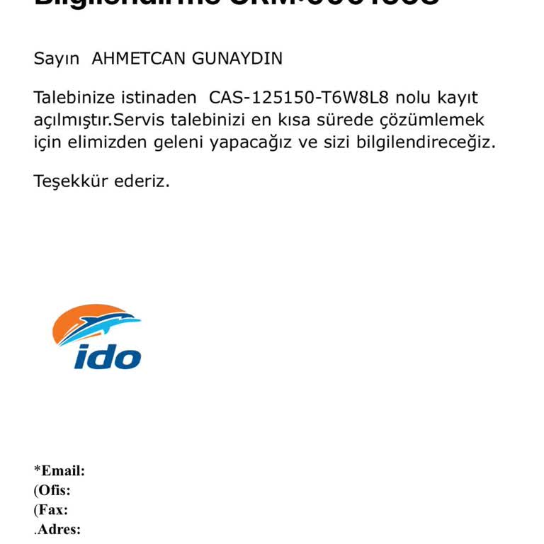 İDO'dan İade Ve Destek Taleplerime Yanıt Alamıyorum