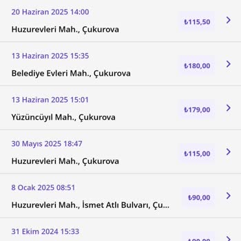 Getir Taksi İle Yapılan Yolculuklarda Fazla Ücret Tahsilatı Ve Bilgilendirme Eksikliği