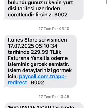 Turkcell Faturasında Bilgimiz Dışında Yüksek İtunes Harcamaları