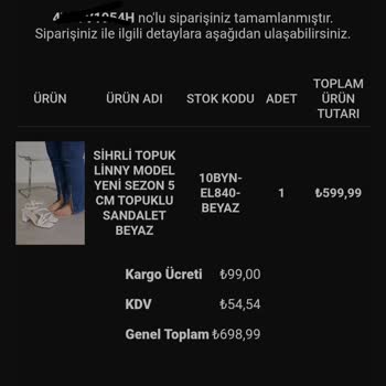 Sipariş Edilen Ürün Teslim Edilmedi, İade Süreci Ve Destek Hattı Hayal Kırıklığı Yarattı