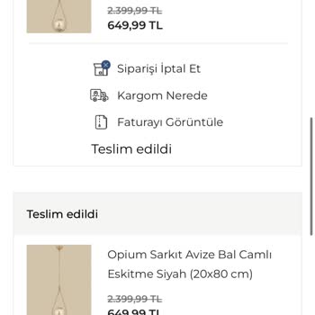 Eksik Gönderim Ve Yanıltıcı Teslimat Bilgisi Mağduriyeti