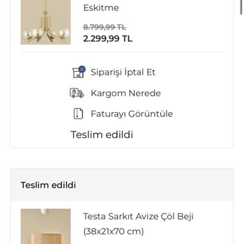 Eksik Gönderim Ve Yanıltıcı Teslimat Bilgisi Mağduriyeti
