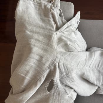 Keten Pantolonun Kısa Sürede Yırtılması Ve Kalite Sorunu