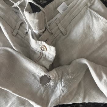 Keten Pantolonun Kısa Sürede Yırtılması Ve Kalite Sorunu