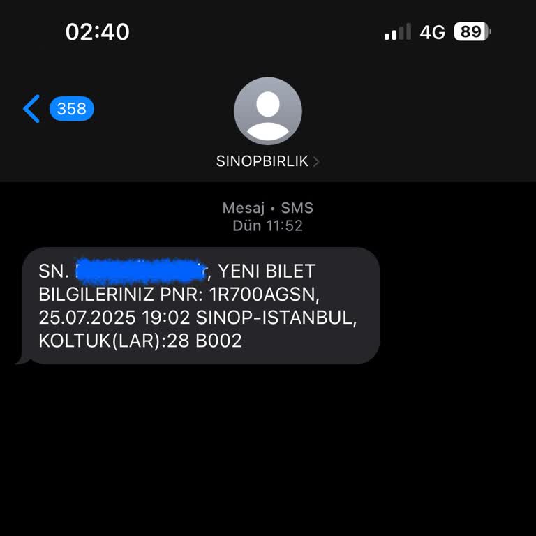 Koltuk Değişikliği Ve Yetersiz İkram Nedeniyle Hayal Kırıklığı Yaşadım
